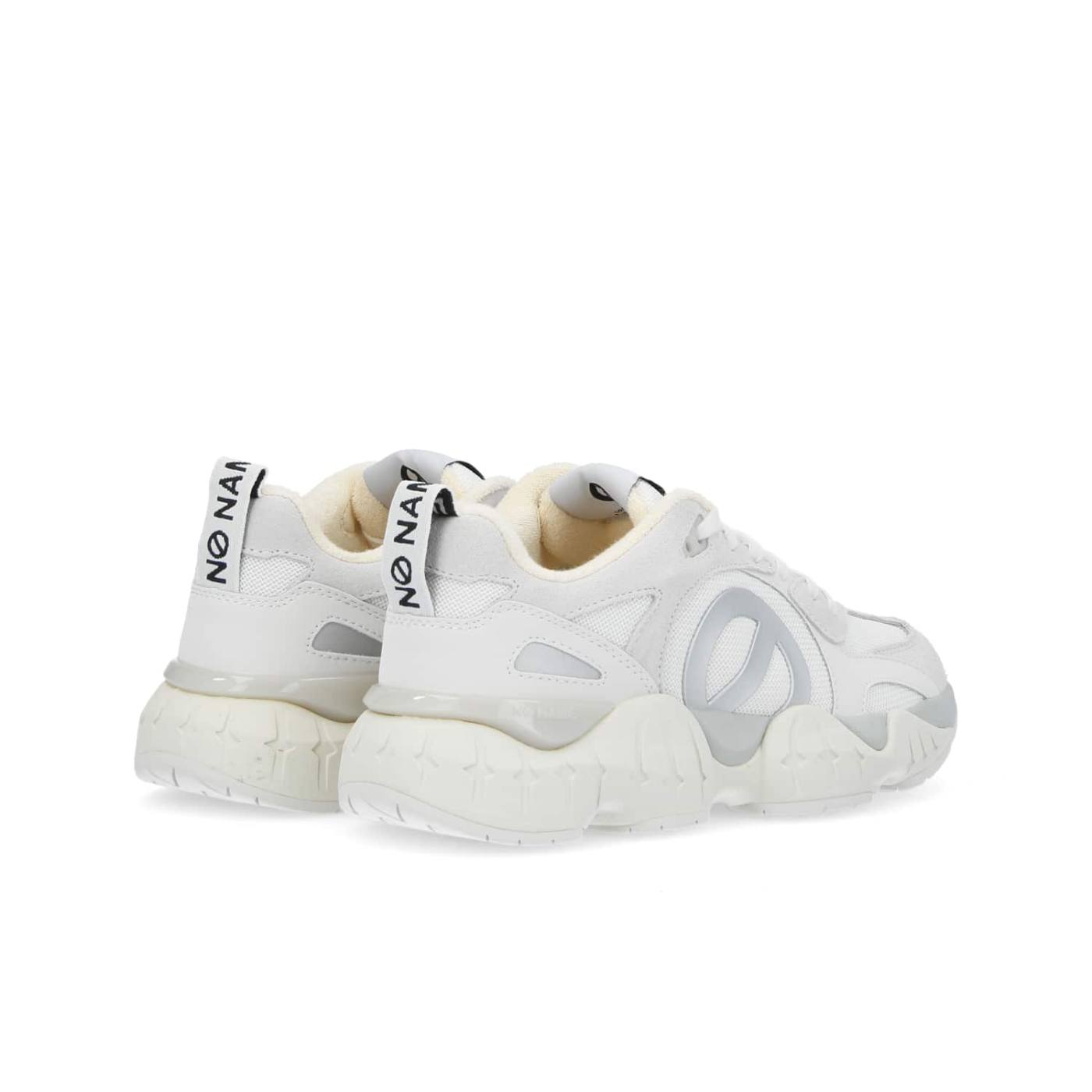 KRAZEE RUNNER - SUEDE/REC.KNIT - WHITE/WHITE